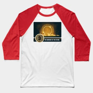 Bitcoin Throne Baseball T-Shirt